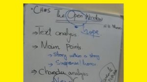 #BscEnglish ch#5 The Open Window |main points |story analysis