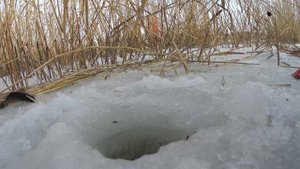 Ловля карася зимой на мормышку и поплавок ! Поиски пассивной рыбы