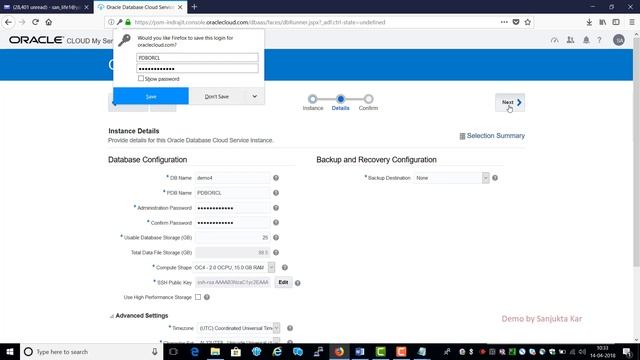 Oracle Database Cloud Service - Installation of Rac database