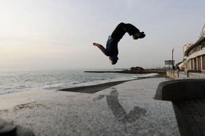 Еще часть паркура по заброшке