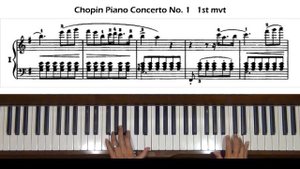 Chopin Piano Concerto No. 1 in E minor, Op. 11 Allegro maestoso Tutorial Part 1