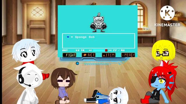 Undertale Watch to SpongeSwap SpongeBob Fight смотреть онлайн