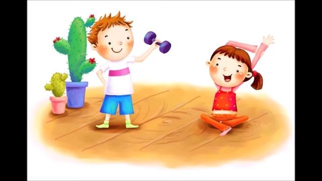 Музыка для детской зарядки  в ДОУ/ Занимайся с нами / Зарядка в саду / Спокойная музыка