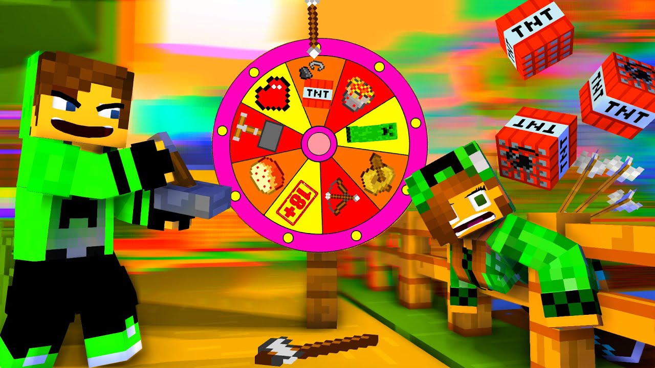 МАЙНКРАФТ - опасная рулетка с ловушками смотреть онлайн