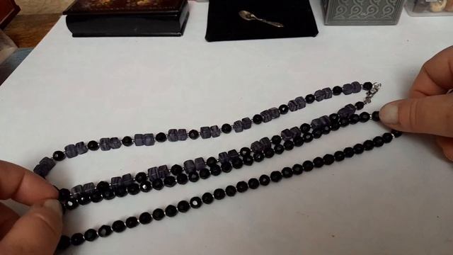 Чокеры с речным жемчугом, бусы "из остатков", малахит смотреть онлайн