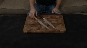 Miyabi Birchwood vs Miyabi Kaizen — Slicing Knife.