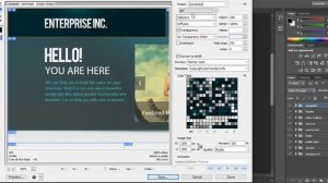 Hướng dẫn sử dụng công cụ Slice tool trong photoshop để cắt layout web