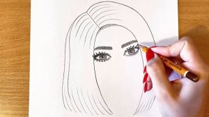 Как Нарисовать Девушку | Рисунки Карандашом | Рисуем Лицо Девушки Карандашом