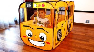 The Wheels on the Bus Nursery Rhymes Songs for Children with Roma and Diana