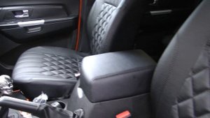 Авточехлы из экокожи для УАЗ Патриот УАЗ 3163 Ромб Установка