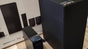 Распаковка — Звуковая панель (саундбар) LG SN5R