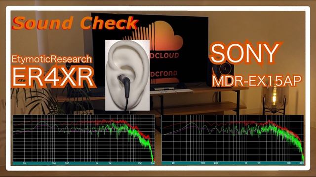 Etymotic Research ER4XR vs SONY MDR-EX15AP [IEMs In-Ear headphones Sound Comparison イヤホン音比較] смотреть онлайн