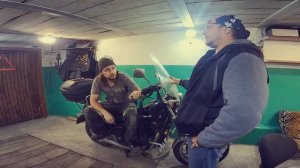 "Байкер без Шлема" Honda Nv750