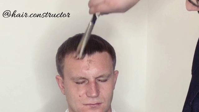 Как избавиться от залысин в мужской стрижке.MP4
