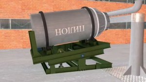 Печь барабанная, вращающаяся, наклоняемая ПВ-05