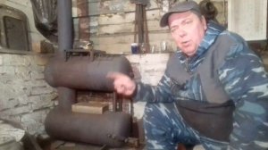 Лучшая печь из газовых баллонов.