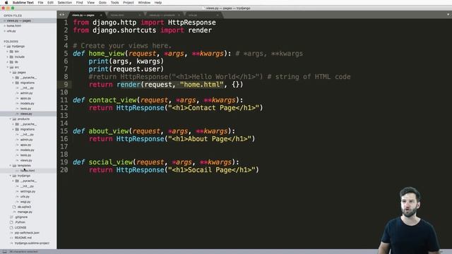 Try DJANGO Tutorial - 14 - Django Templates смотреть онлайн