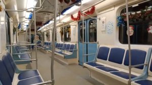 Нижегородское метро. Новогодний метропоезд 2