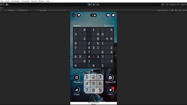 Sudoku - Brain and Puzzle Game Unity Complete Project For Sell #unity3d  #unity sourcecode
