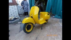 Реставрация и сборка мотороллера Vespa 50 special1982г.
