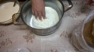 Блины пшённые ( с пшенной мукой) дрожжевые по старинному рецепту .