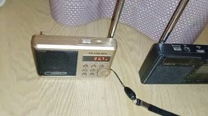 сравнение приема радиостанции Шансон радиоприемниками perfeo sound ranger и xhdata d- 368.