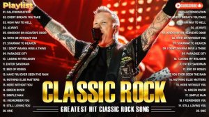 Classic Rock 70s 80s 90s Full Album ️🔥 Metallica, Aerosmith, ACDC, Nirvana, Bon Jovi, U2, GNR, Quee