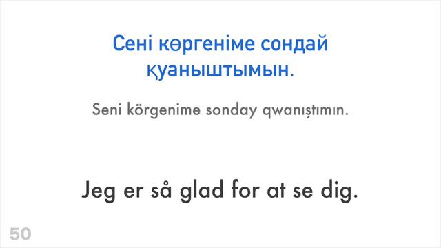 100 positive fraser +  komplimenter - Kasakhisk + Dansk - (indfødt talende)