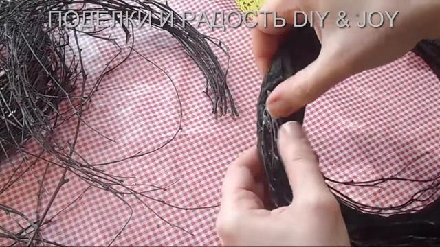 Поделка венок из прутьев и веток к Пасхе смотреть онлайн