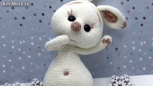 Амигуруми: схема Зая тАскательная - сердеШная. Игрушки вязаные крючком - Free crochet patterns.