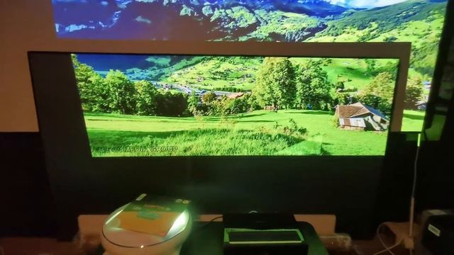 CHiQ A5U vs Wemax A300 ทดสอบรวมกบจอเนอ ALR และ เนอ UHD จาก Grandview Screen