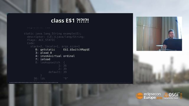 Bytecode Pattern Matching | EclipseCon Europe 2018 смотреть онлайн