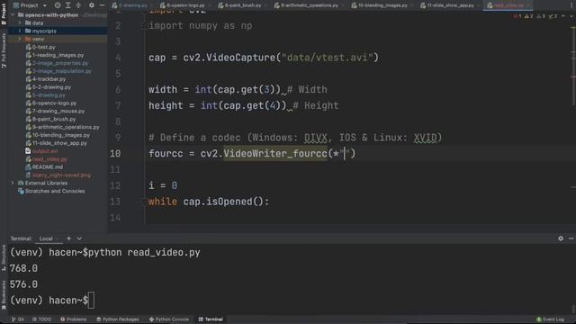 OpenCV with Python | 12-Saving Videos with OpenCV