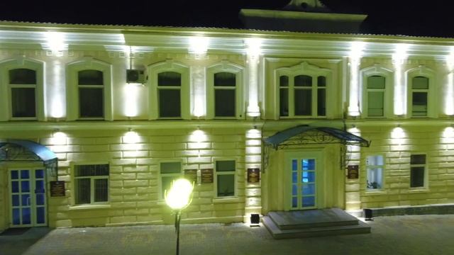 Мензелинск Мэрия архитектурное освещение от СВТехникс смотреть онлайн
