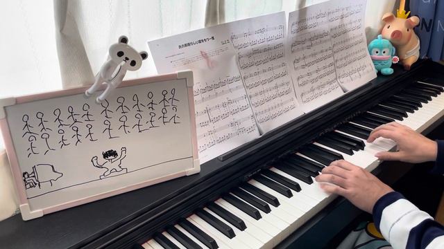 あの素晴しい愛をもう一度【ピアノ】【合唱】【歌詞あり（字幕ON）】【中学校】【高校】【フォーククルセイダーズ】【北山修】【加藤和彦】【合唱コンクール】【玉置浩二】【井上陽水】