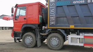 Ответы на комментарии, Хово HW76, 8х4, скошенный кузов.
