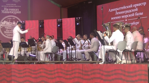 День города Самара. Дефиле духовых оркестров в Струковском саду.