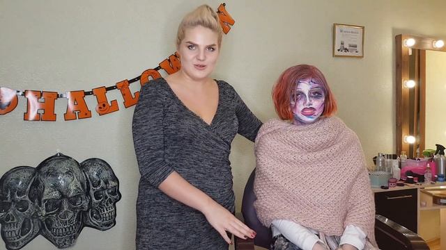 Приглашение на макияж и грим в честь Halloween от Анастасии Фридман смотреть онлайн