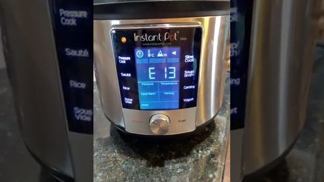 E13 Error Electric Pressure cooker смотреть онлайн