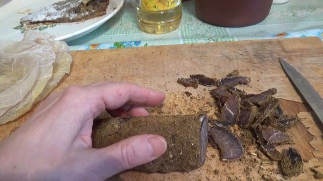 Как я делаю мясо вяленое.#мясо_вялиное_домашнее #козлятина_домашняя #солено_вялино_под_прессом.