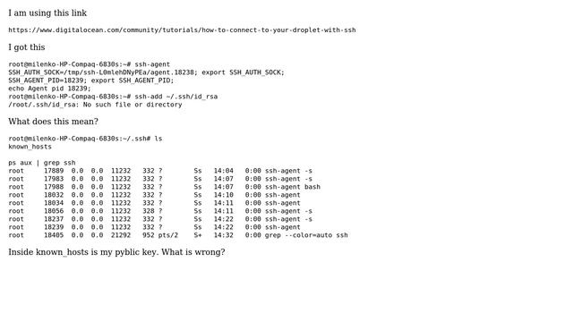Unix & Linux: SSH authentication failed смотреть онлайн