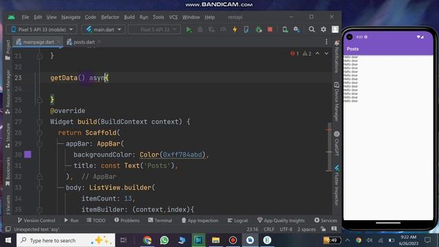 REST APi with Flutter 2023 - REST API Tutorial step by step - Easy Method