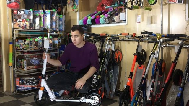 Обзор Самоката ATEOX PRIME 200 | ГОРОДСКОЙ САМОКАТ С РУЧНЫМ ДИСКОВЫМ ТОРМОЗОМ смотреть онлайн