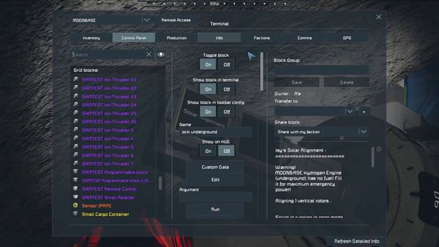 Space Engineers Isy new version solar - H2 engine no fuel - with many tanks смотреть онлайн