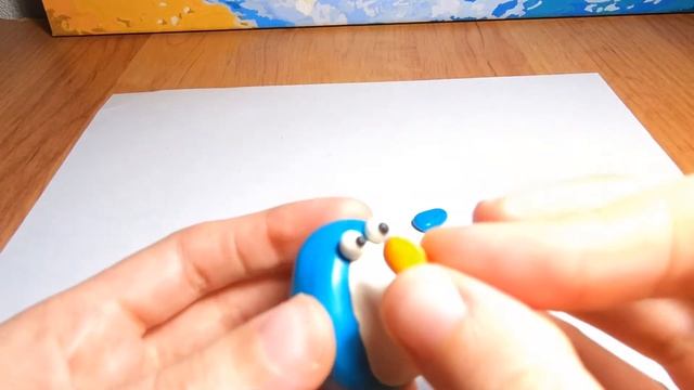 Лепка из легкого пластилина Hey ClayВидео лепка залипаки Птицылепка Пингвина