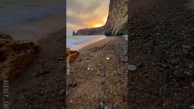 Яшмовый пляж. Крым.