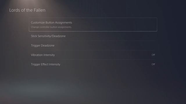Lords of the Fallen · PS5 · Custom Control Setting [DualSense Edge]