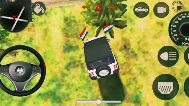 Dollar Song Sidhu Musewala Real Indian New Model White Thar Offroad Village Driving Gameplay Video