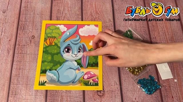 Набор для творчества Фантазер 3D аппликация с пайетками Зайчонок смотреть онлайн