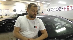 Удаление вмятин после града.